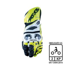 Gants Five Rfx Race Blanc/Fluo